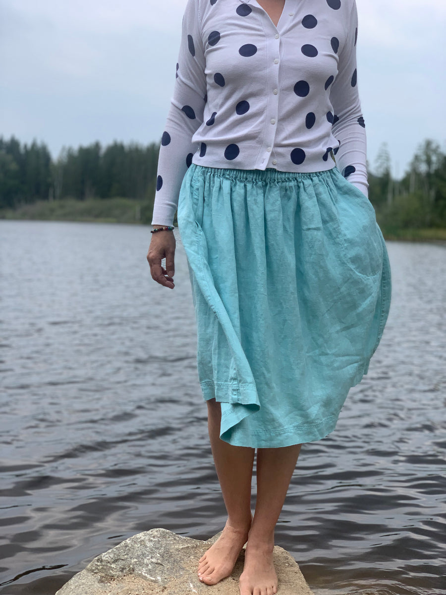 Extra soft ZEN skirt in Amber Brown shade