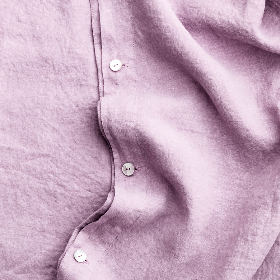 Extra jemné lněné povlečení v odstínu Lavender Frost - PREORDER