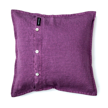 Lněný dekorační polštář v odstínu Amaranth Purple / více rozměrů - PREORDER