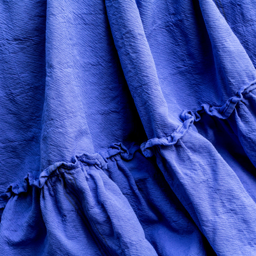 Princess / sukně z luxusní keprové bavlny v odstínu Amparo Blue
