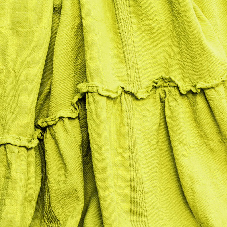 Princess / sukně z luxusní keprové bavlny v odstínu Apple Green