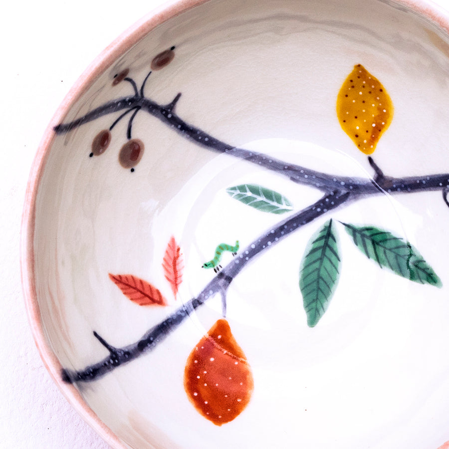 Porcelain breakfast bowl with rabbit No.31
