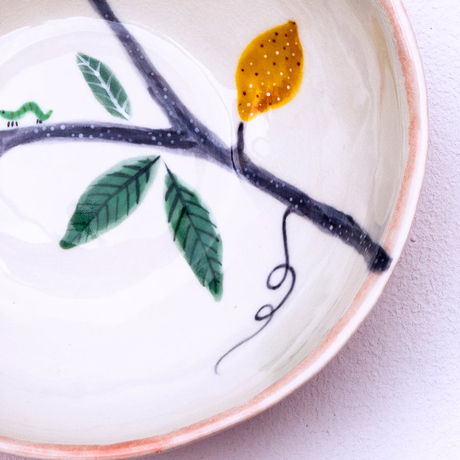 Porcelain breakfast bowl with rabbit No.31
