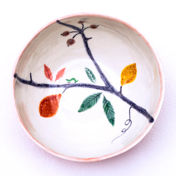 Porcelain breakfast bowl with rabbit No.31