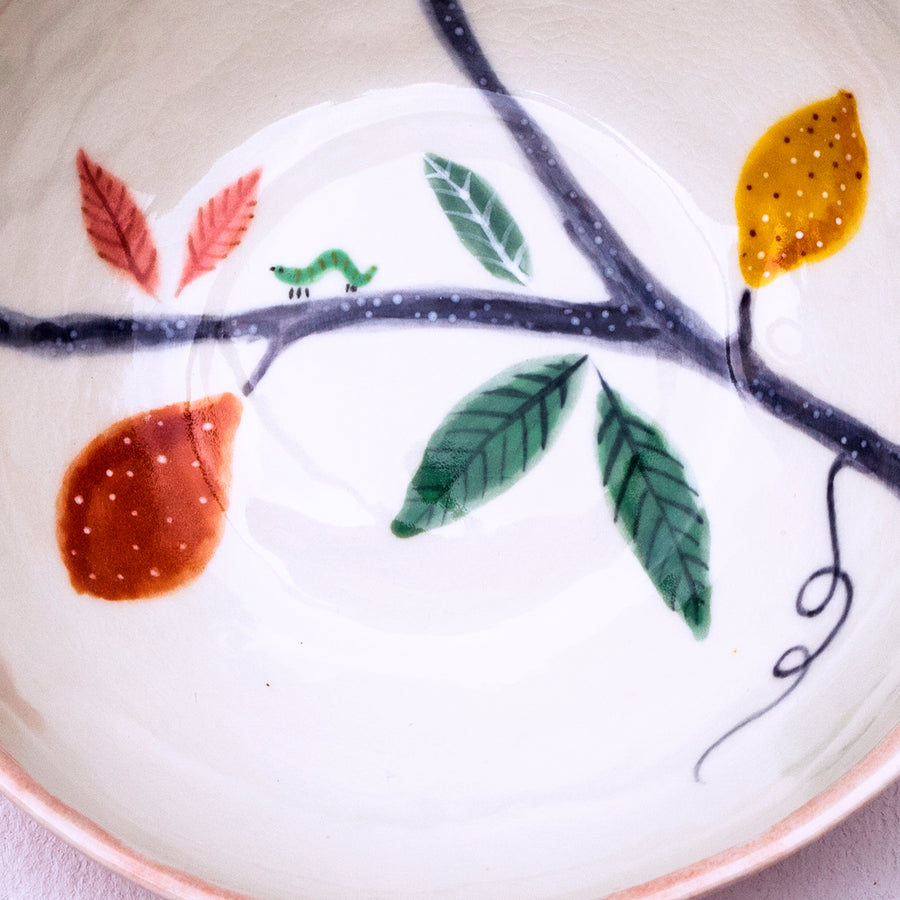 Porcelain breakfast bowl with rabbit No.31