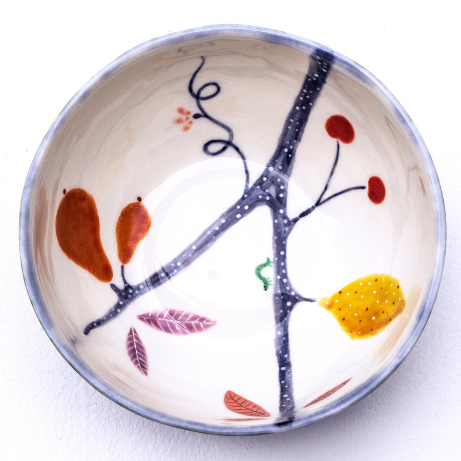 Porcelain breakfast bowl with rabbit No.31