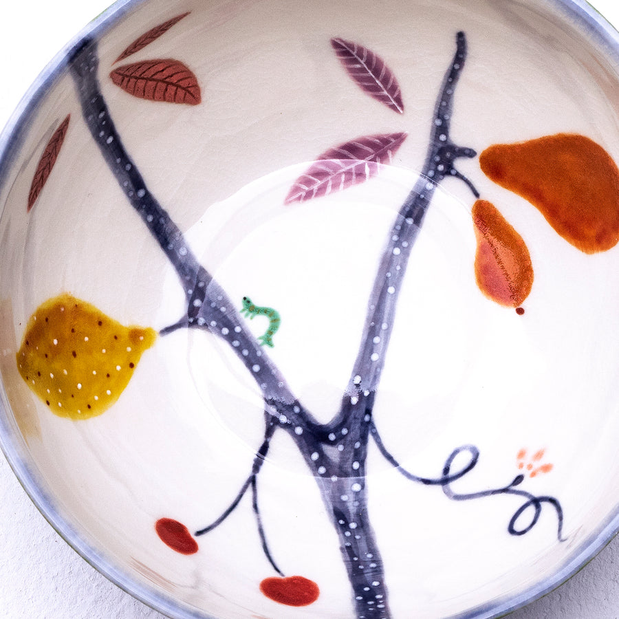 Porcelain breakfast bowl with rabbit No.31