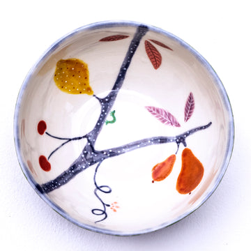 Porcelain breakfast bowl with rabbit No.31