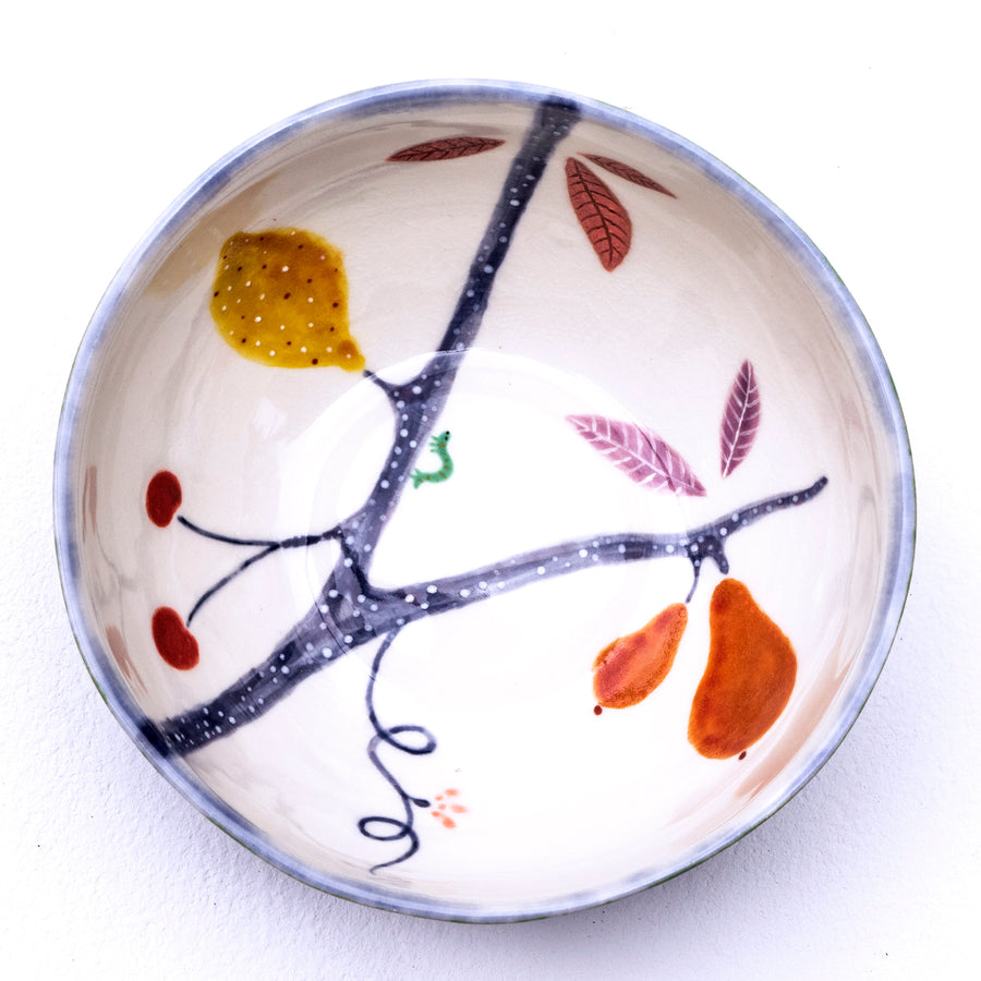Porcelain breakfast bowl with rabbit No.31