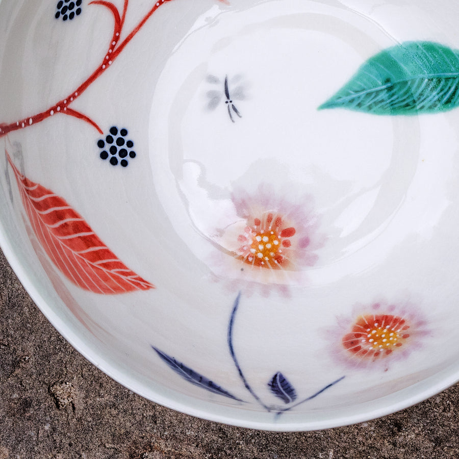 Porcelain breakfast bowl with rabbit No.31