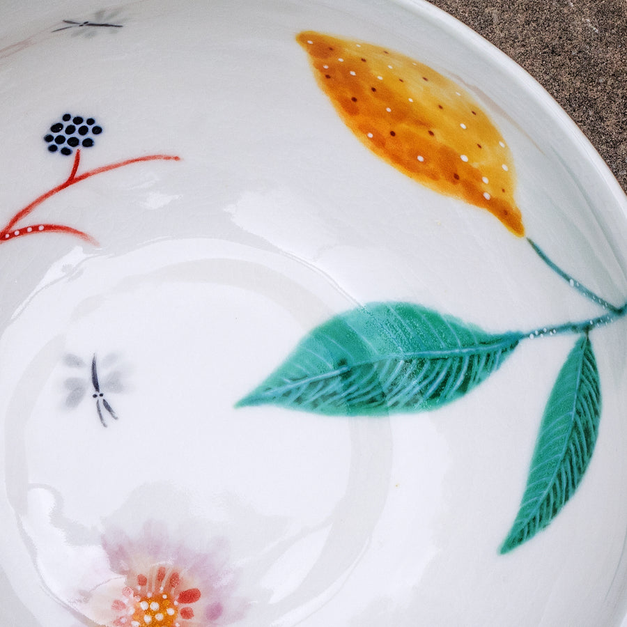 Porcelain breakfast bowl with rabbit No.31
