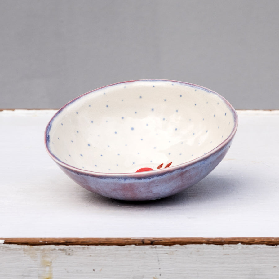 Porcelain breakfast bowl / collection with peas / No.1