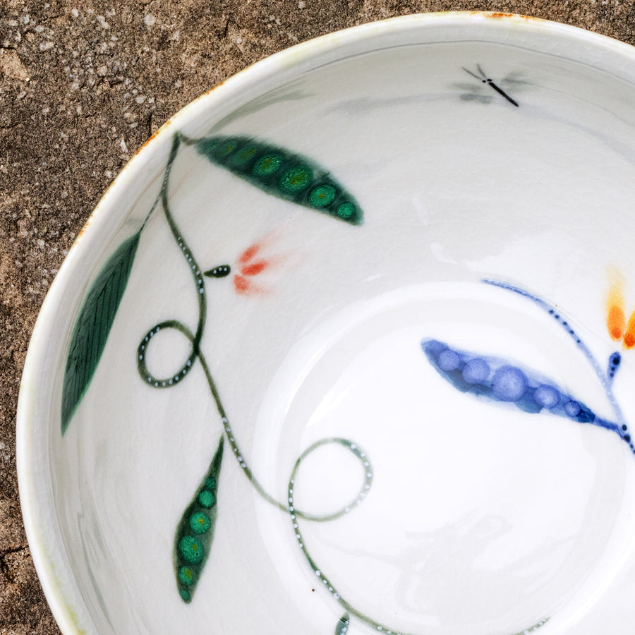 Porcelain breakfast bowl with rabbit No.31