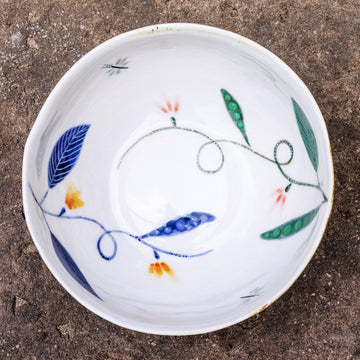 Porcelain breakfast bowl with rabbit No.31