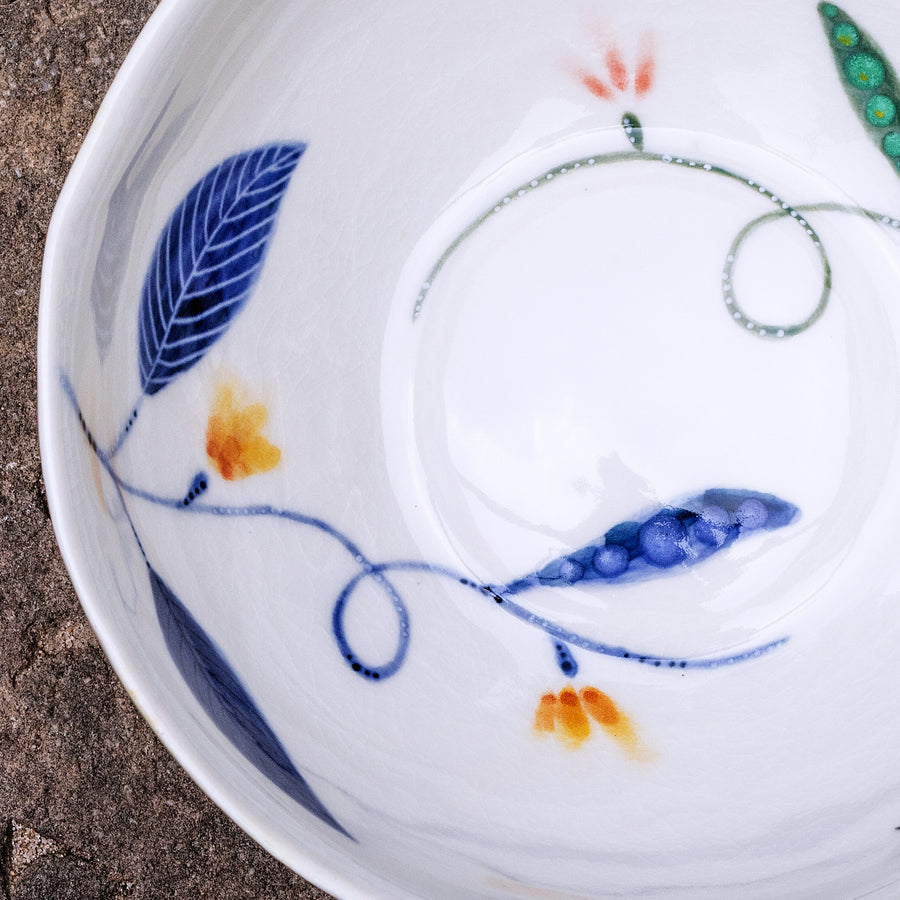 Porcelain breakfast bowl with rabbit No.31