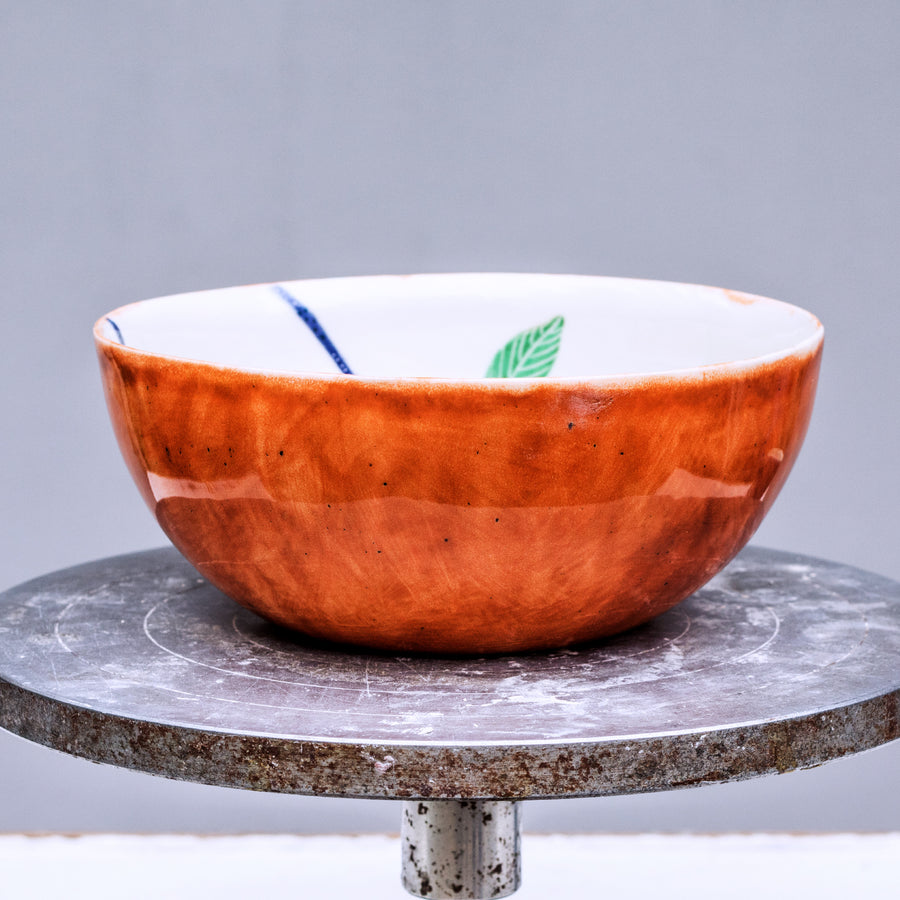 Porcelain breakfast bowl with rabbit No.31