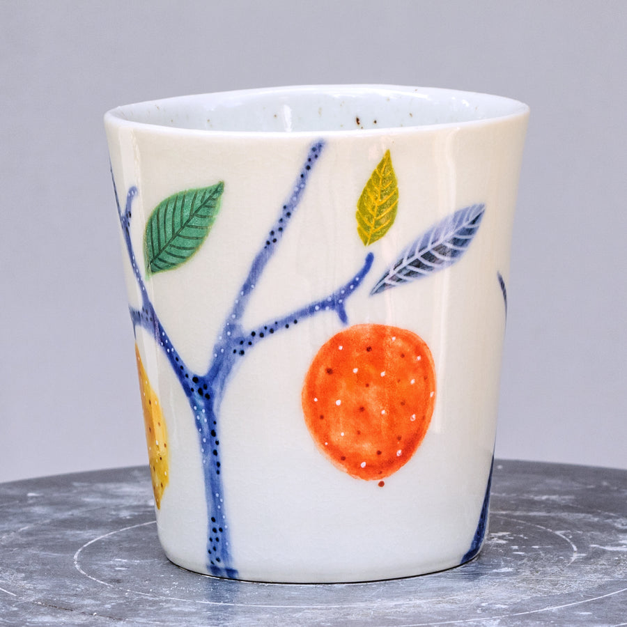 Porcelain breakfast bowl / collection with peas / No.1