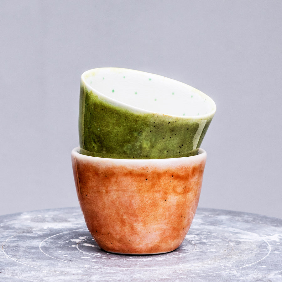 Porcelain espresso cups 90ml / set No.3
