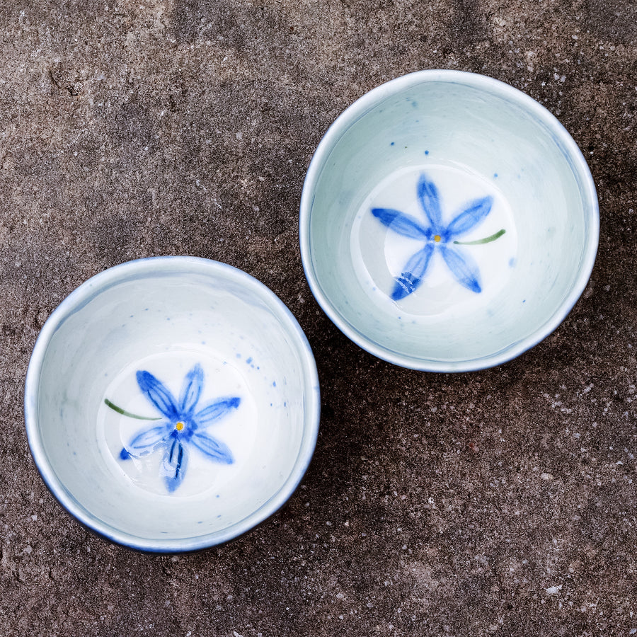 Porcelain espresso cups 90ml / set No.3