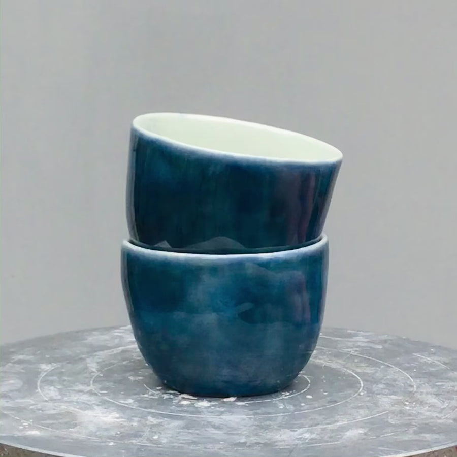 Porcelain espresso cups 90ml / set No.3