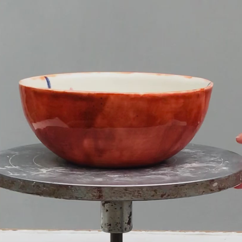 Porcelain breakfast bowl with rabbit No.31