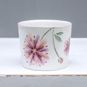 Large porcelain mug / collection with peas / No.1