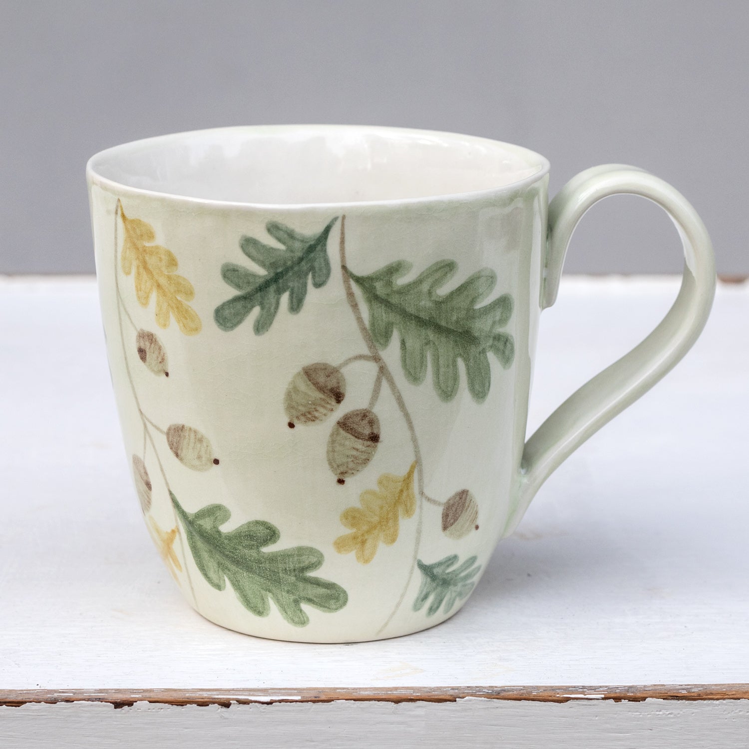 Large porcelain mug with rabbit No.10