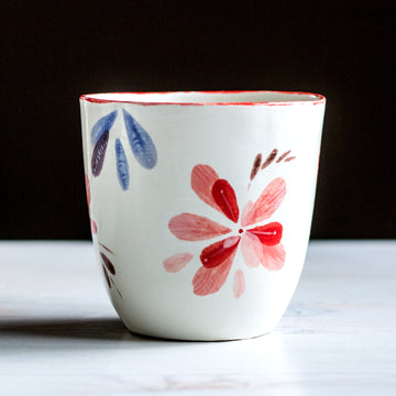 Porcelánový pohár velký / kolekce s jahodami / No.4