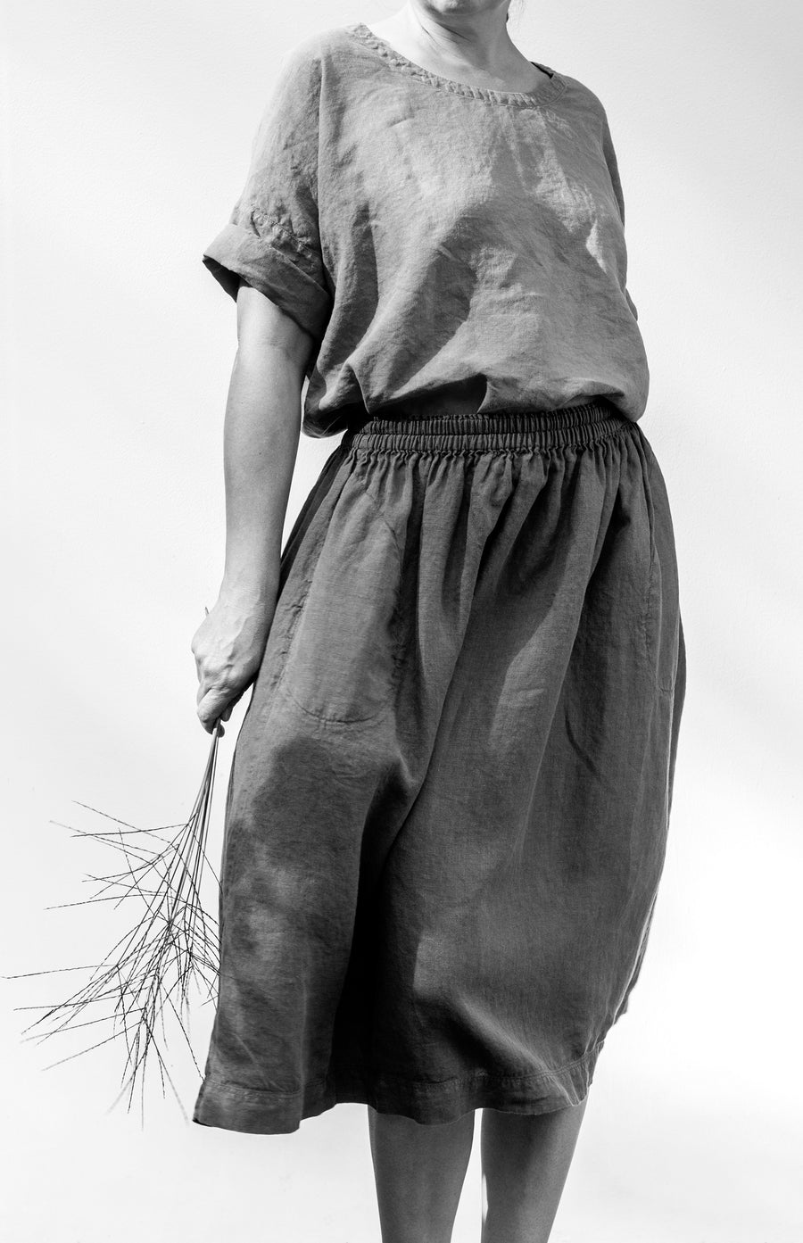 Extra soft ZEN skirt in Amber Brown shade