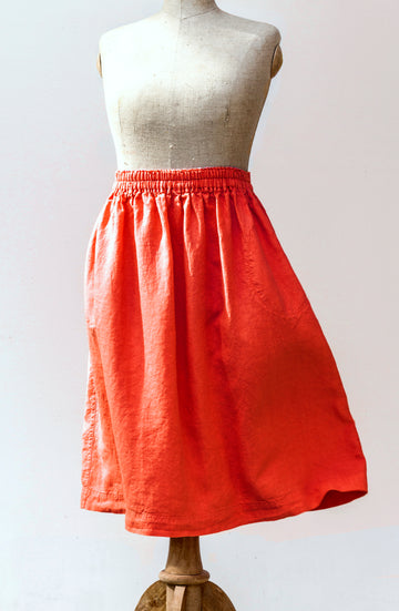 Extra soft ZEN skirt in Amber Brown shade