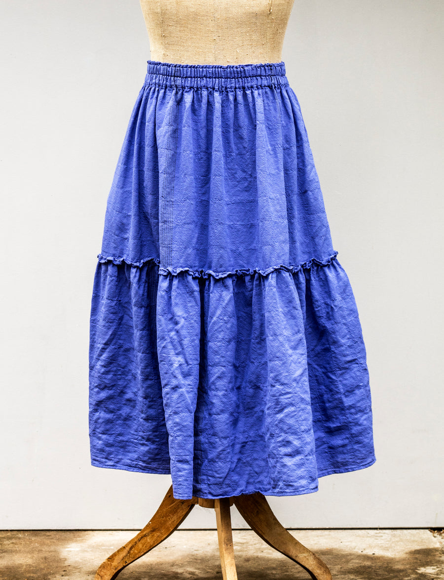 Princess / sukně z luxusní keprové bavlny v odstínu Amparo Blue