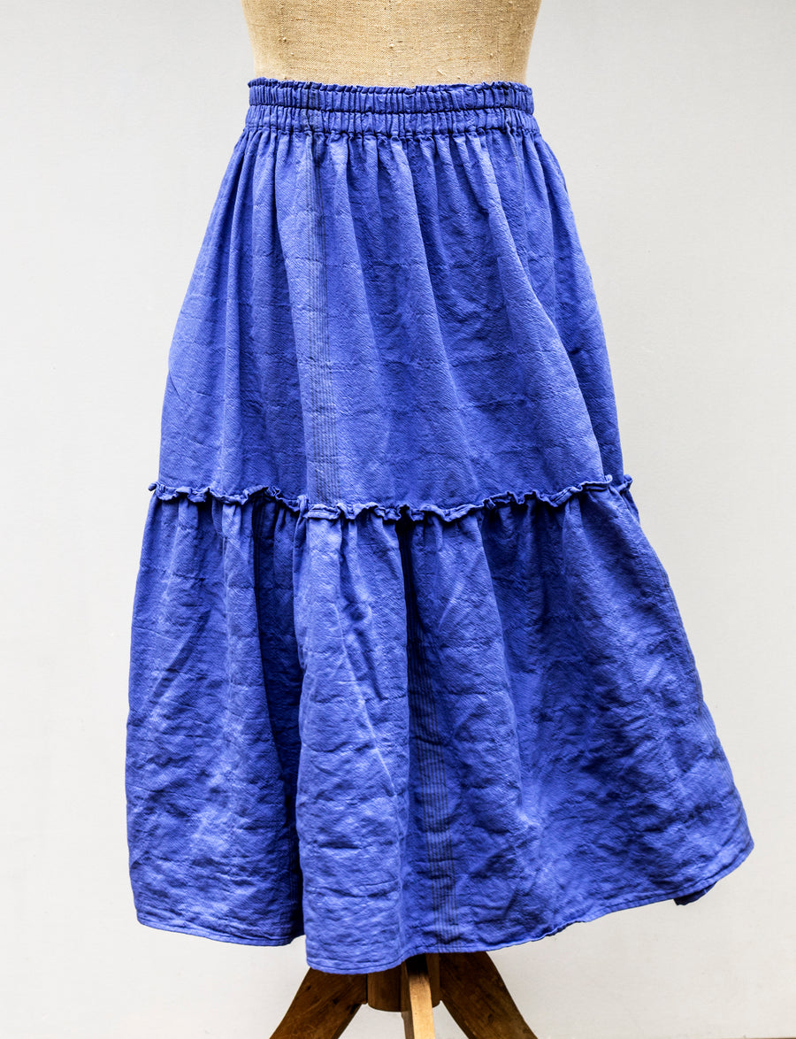 Princess / sukně z luxusní keprové bavlny v odstínu Amparo Blue