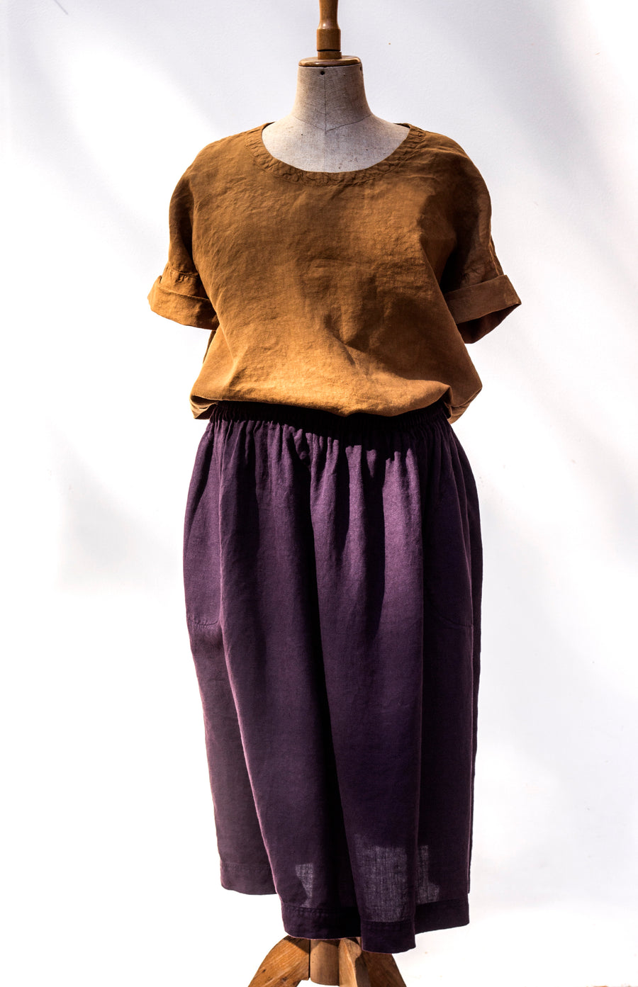 Extra soft ZEN skirt in Shadow Purple shade