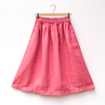 ZEN sukně midi v odstínu Strawberry Pink