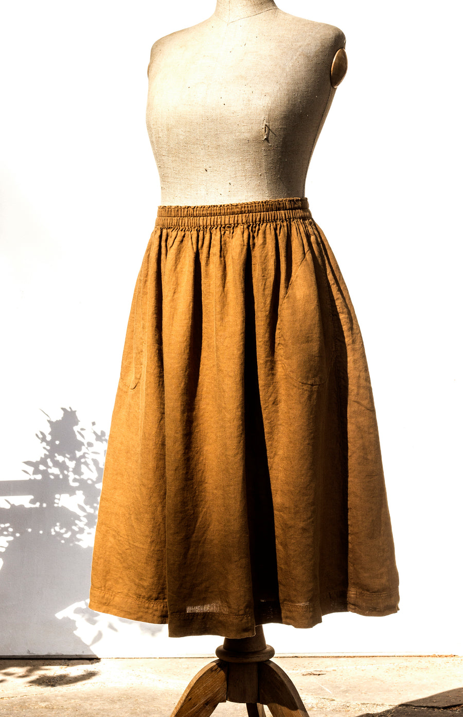 Extra jemná ZEN sukně v odstínu Wood Thrush