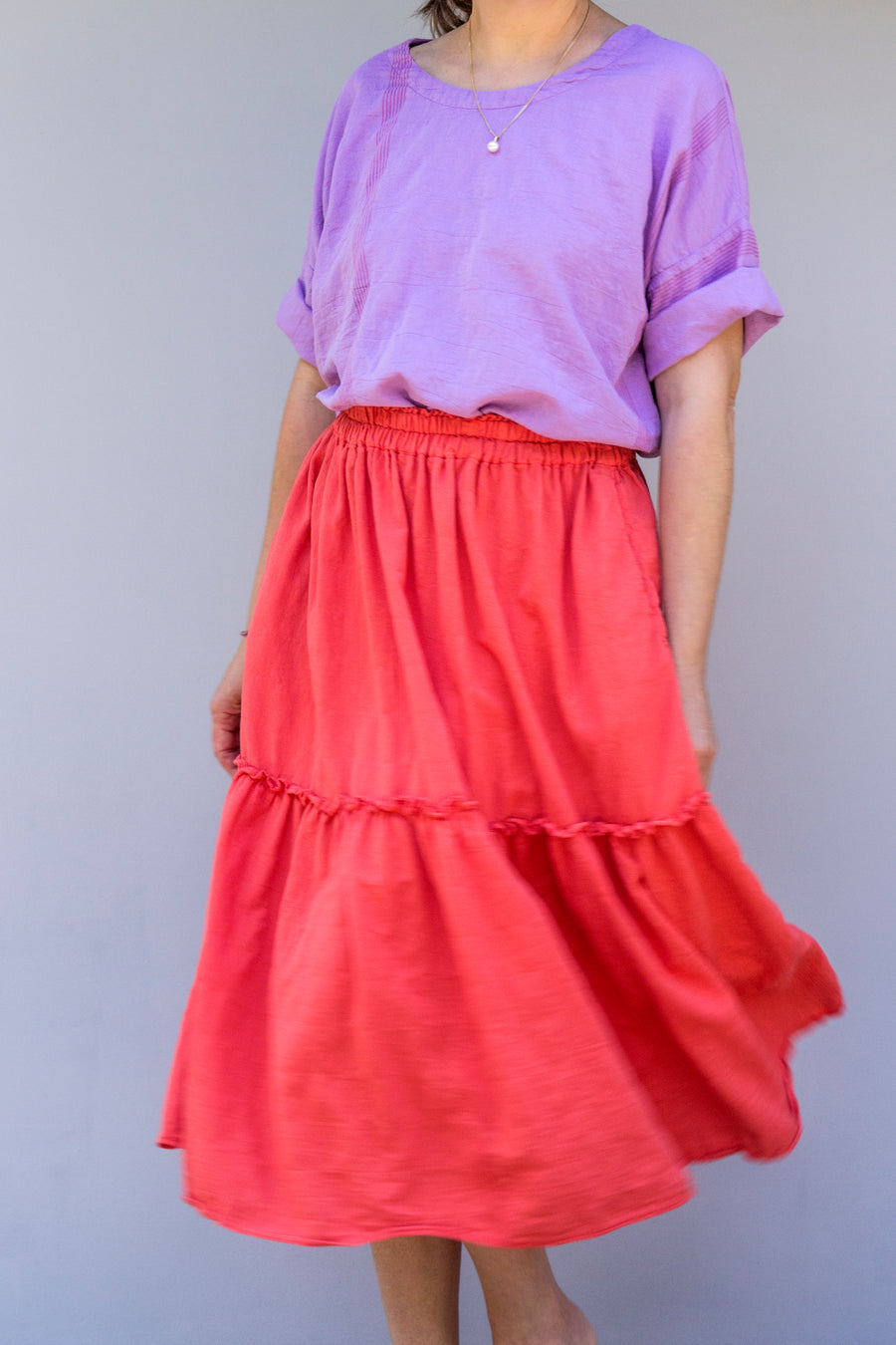 ZEN skirt in Rosebloom shade