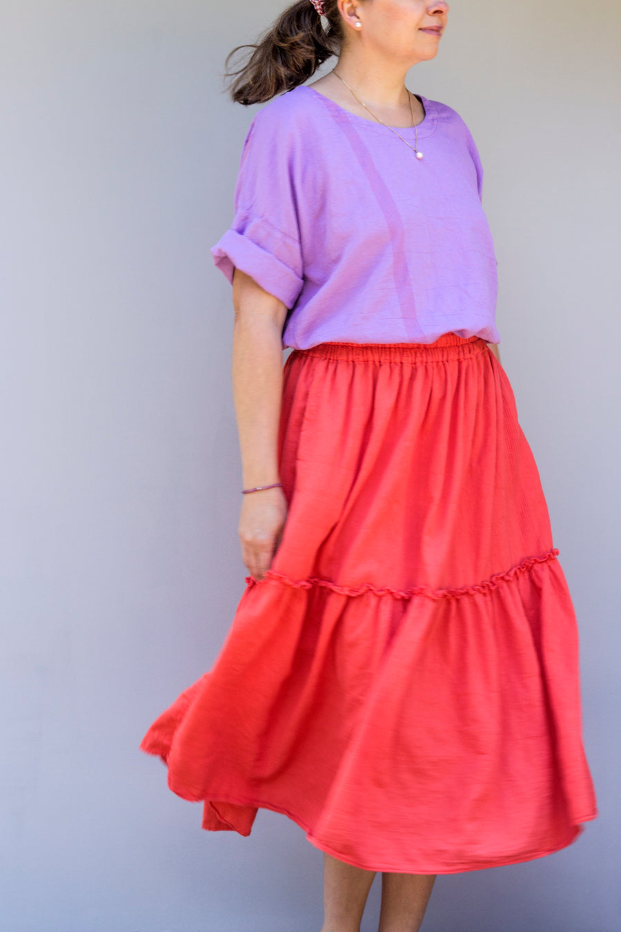 ZEN skirt in Rosebloom shade