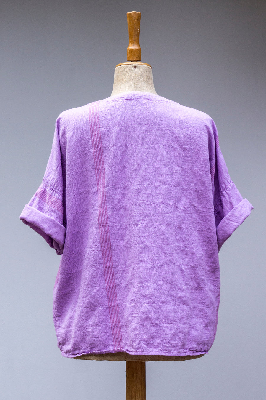 Oversized top z luxusní keprové bavlny v odstínu African Violet