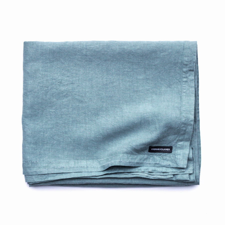Lněný ubrus v odstínu Stone Blue - PREORDER