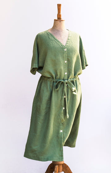 Fall shift dress in Forest Shade shade